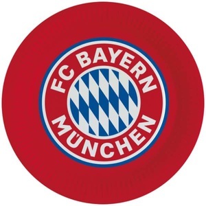 undefined, Pappteller FC Bayern München 8 Stück, Pappteller FC Bayern München 8 Stück