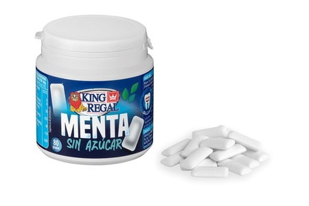 King Regal, King Regal Kaugummi Minze Zuckerfrei 100g