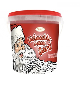 undefined, Weihnachtsmann Zuckerwatte Eimer 50g