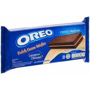 Oreo, Oreo Dutch Cocoa Wafer Double Choco, Oreo Dutch Wafer Double Choco 117g