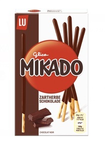 Lu, LU Mikado 75g Chocolat Noir, Mikado Zartherbe Schokolade Keksstäbchen