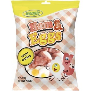 Woogie, Fruchtgummi Ham & Eggs 200g, Fruchtgummi Ham & Eggs 200g