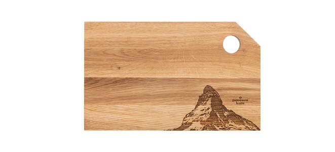 Panoramaknife, Matterhorn, Holz-Schneidebrett, Classic, Matterhorn, Holz-Schneidebrett, Classic