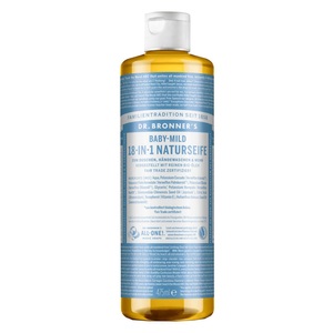 Dr. Bronner's, Dr. Bronner's Flüssigseife Dr. Bronner's Flüssigseife Baby Mild Flüssigseife 475.0 milliliter, Dr. Bronner's Dr. Bronner's 18-in-1 NATURSEIFE Baby-Mild babyduschgel 475.0 ml