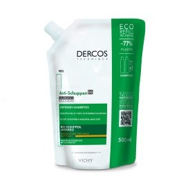 Vichy, Dercos Anti-schuppen Shampoo Nachfüllpack Unisex 500 ml, VICHY Dercos Anti-Schuppen DS Shampoo trockenes Haar Refill (500ml)