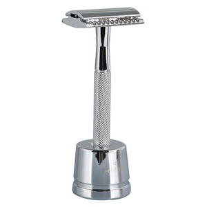 Beldura, Silber Rasierhobel Mit Ständer Damen Silber ONE SIZE, Beldura - Rasierhobel mit Ständer Silber