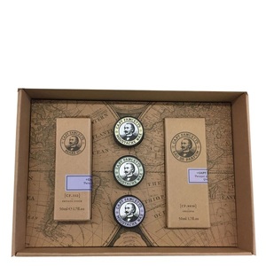 Captain Fawcett, Capt. Fawcett Care - Eau de Parfum, Moustache Wax & Beard Oil Set, Captain Fawcett Eau De Parfum, Moustache Wax & Beard Oil Gift Set