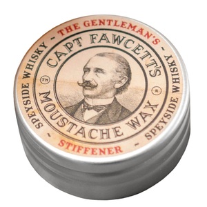Captain Fawcett, Captain Fawcett Gentleman's Stiffener Malt Whisky Moustache Wax 15ml, Captain Fawcett Gentleman's Stiffener Malt Whisky Moustache Wax 15ml