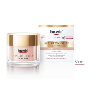 Beiersdorf AG, Eucerin Hyaluron-Filler + Elasticity Tagespflege Rose SPF30 50 ml, Eucerin Hyaluron-Filler + Elasticity Rosé Tag LSF30 (50ml)