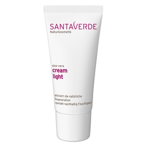 Santaverde, Santaverde Aloe Vera Creme Light Gesichtscreme 30ml, SANTAVERDE Aloe Vera Creme Light