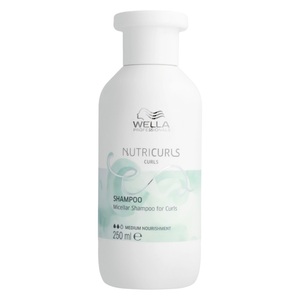Wella, Wella Nutricurls Curls Shampoo, Wella Professionals NutriCurls Mizellen-Shampoo für Locken 250ml 