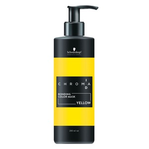 Schwarzkopf Prof., Schwarzkopf Prof. Chroma ID Intense Bonding Color Mask Yellow 280ml, Schwarzkopf Professional Chroma ID Intense Bonding Color Mask 280 ml Intense Pigment Yellow