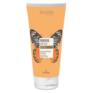 Farfalla, Farfalla Mandarine Carpe Diem Duschgel (200ml), Farfalla Mandarine Carpe Diem Duschgel (200ml)