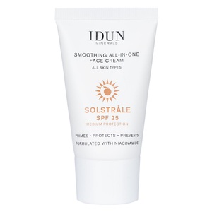 IDUN Minerals, Solstråle Spf Primer & Face Cream 25 Damen Transparent 30ml, IDUN Teint - Smoothing All-in-One Face Cream Solstråle SPF 25