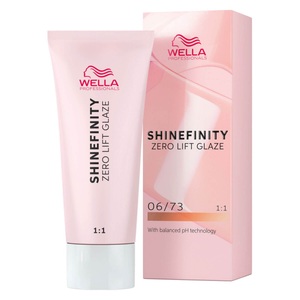 undefined, Wella Shine Finity 06/73 Caramel Chocolate 60 ml, Wella Shinefinity Color Haarfarbe 06/73 - Karamell-Schokolade 60 ml