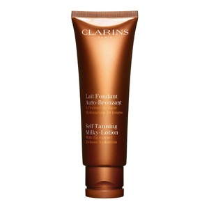 Clarins, Clarins Self Tanning Milk SPF 6 124ml (4.2oz), Clarins Lait Fondant Auto-Bronzant Selbstbräuner-Milch 125ml
