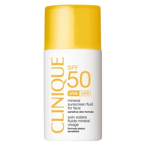 Clinique, Clinique Mineral Sunscreen Fluid für das Gesicht SPF 50, Clinique Sun - SPF50 Mineral Sunscreen Fluid for Face