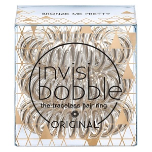 invisibobble, invisibobble ORIGINAL - Crystal Clear, Invisibobble Haarbinder Original, Bronze Me Pretty