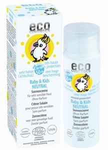 Eco Cosmetics, eco cosmetics Baby & Kids Sonnencreme LSF 50+ Neutral, 50 ml, Baby Sonnencreme LSF 50+ neutral bio (50ml)