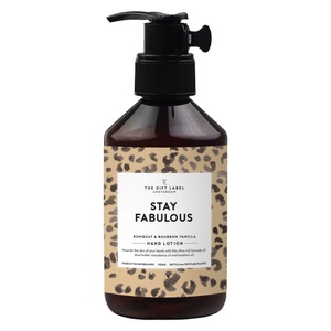 The Gift Label, THE GIFT LABEL STAY FABULOUS Hand Lotion, THE GIFT LABEL STAY FABULOUS Hand Lotion