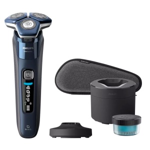 Philips, PHILIPS S7885/55 - Rasierer (Blau), Philips Shaver Series - 7000 Elektrischer Nass- Und Trockenrasierer S7885/55