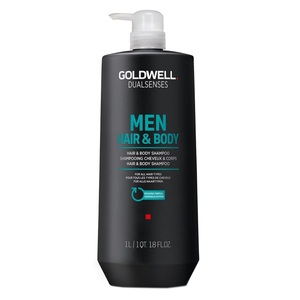Goldwell, Goldwell For Men Hair & Body Shampoo 1000ml, Goldwell Dualsenses Men Hair & Body Shampoo 1000 ml