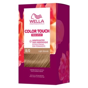 Wella, CT - Fresh Up Kit Pure Naturals 8/0 Light Blonde, Wella Professionals Color Touch Fresh-Up Kits 8/0 Light Blonde 130ml
