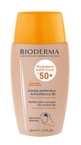 Bioderma, Photoderm Nude Touch Spf 50+ Damen Golden 40ml, BIODERMA - Photoderm Nude Touch SPF 50+, 40 ml, Golden