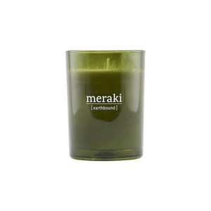 MERAKI, MERAKI - Duftkerze MERAKI-INTERIOR - Glas - grün - 10.5 cm, Meraki Home - Duftkerze Earthbound