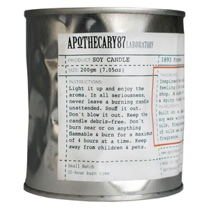 Apothecary87, Apothecary87 Grooming - Soy Wax Candle 1893 Fragrance, 