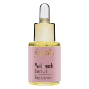 Farfalla, Farfalla Gesichtsöl Weihrauch regenerierend (15ml), Farfalla Gesichtsöl Weihrauch regenerierend (15ml)