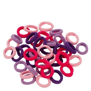 TRISA, Elastisches Haargummi für Babys, rosa, pink, lila & rot, Elastisches Haargummi für Babys, rosa, pink, lila & rot