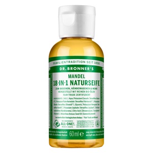 Dr. Bronner's, Dr. Bronner's Dr Bronner's Almond Liquid Soap 473 ml, Dr. Bronner's Dr. Bronner's 18-in-1 NATURSEIFE Mandel duschgel 60.0 ml