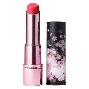 MAC, Cherry Blossom - Glow Play Lip Balm Floral Coral, Mac Cosmetics - Glow Play Lip Balm / Black Cherry - Floral Coral