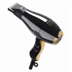 Elchim, Elchim - Healthy Ionic 3900 schwarz/gold, Elchim 3900 Healthy Ionic Föhn 2400 W Black & Gold 551g