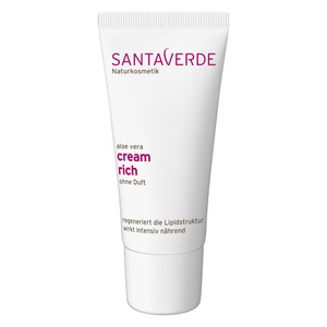 SANTAVERDE GmbH, SANTAVERDE GmbH Santaverde Aloe Vera Creme Rich ohne Duft, SANTAVERDE Aloe Vera Creme Rich ohne Duft