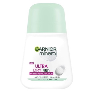 Garnier, Garnier MINERAL Deo Women Roll on Ultradry (50 ml), GARNIER Mineral Deo Women Roll on Ultradry (50ml)