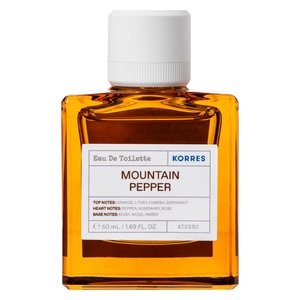 GREENDOCK, KORRES Eau de Toilette Mountian Pepper, Korres Fragrance - Mountain Pepper Eau de Toilette for Him