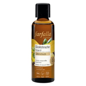 Farfalla, Farfalla Care - Rose Umhüllendes Körperöl, farfalla Körperöl Lebensfreude Glücklichmacher (75ml)