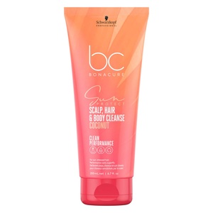 Schwarzkopf, BC Sun Protect - Scap, Hair & Body Cleanse Coconut, Schwarzkopf Professional BC Sun 3-in-1 Scalp, Hair & Body Cleanse 200 ml