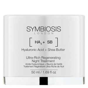 Symbiosis london, Symbiosis London - Hyaluronsäure + Sheabutter Ultra-Reiche Nachtregenerationskur - 50 ml, 
