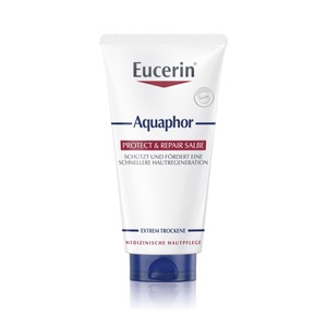 Eucerin, Eucerin® Aquaphor Protect & Repair Salbe, Eucerin Aquaphor Protect & Repair Salbe ? Schützt & pflegt stark beanspruchte Haut ? Unterstützt die Hautregeneration