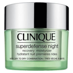 Clinique, Clinique Superdefense Night - Skintype 1/2 50ml, Clinique Superdefense Clinique Superdefense Night Recovery Moisturizer Hauttyp 1+2 nachtcreme 50.0 ml
