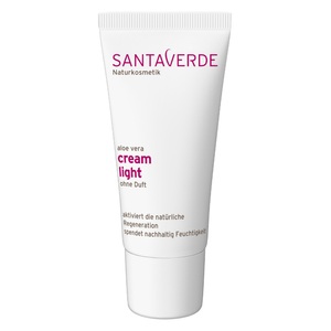 SANTAVERDE GmbH, SANTAVERDE GmbH Santaverde Aloe Vera Creme light ohne Duft, SANTAVERDE Aloe Vera Creme light ohne Duft