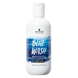 Schwarzkopf Prof., Schwarzkopf Prof. Color Wash Shampoo - Blue Wash 300ml, Schwarzkopf Professional Bold Color Wash Blue Wash - 300ml