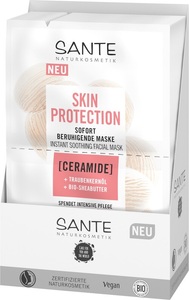 SANTE, Sante Skin Protection Sante Skin Protection Sofort beruhigende Maske mit Ceramiden, Traubenkernöl & Bio-Sheabutter feuchtigkeitsmaske 8.0 ml, Sante Protection Sofort Beruhigende Maske MIT Ceramiden