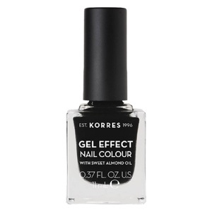 Korres, Korres Nails - Sweet Almond Nail Colour 100 Black, Korres Nails - Sweet Almond Nail Colour 100 Black