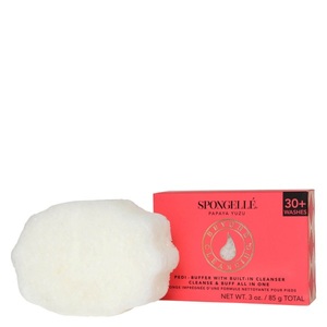 Spongellé, Spongellé Beauty-Schwamm Pedi Buffer Papaya Yuzu, Spongellé Beauty-Schwamm Pedi Buffer Papaya Yuzu