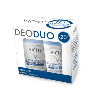 Vichy, Vichy - Deo Mineral 48h Duo Roll-on (2 x 50ml), Vichy Deo Mineral 48h Duo Roll-on (2 x 50ml)