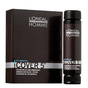 L'Oreal Professionnel Homme, L'Oreal Professionnel Homme L'Oréal Professionnel Homme couverture 5' gris ne couvrir aucune 7 ..., L'Oréal Professionnel Homme Cover 5' Nr. 7 Mittelblond - 3x50ml